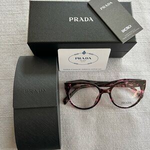 Prada Black and Pink Women's Glasses